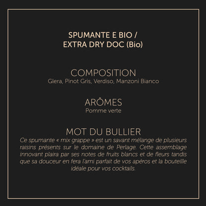 E Bio - Spumante Bio / Végan - Extra dry