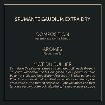 GAUDIUM – Spumante - Extra Dry