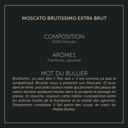 BRUTISSIMO - Moscato Rosé - Extra Brut