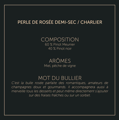 Perle de Rosée - Charlier - Demi-Sec