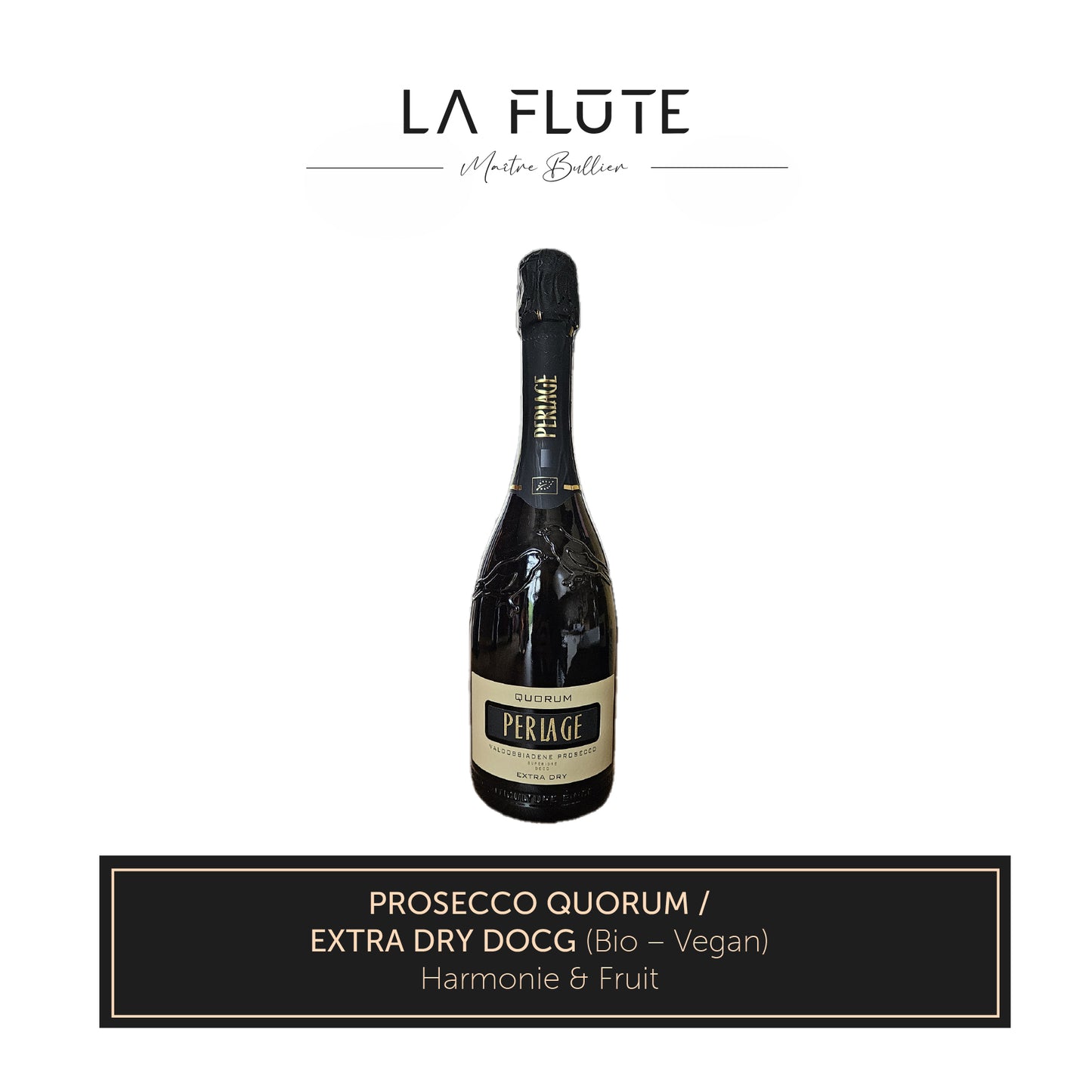 Quorum - Prosecco Supérieur DOCG Bio / Végan - Extra Dry